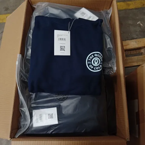 BRAND NEW BRASS MONKEY LADIES HOODIES - APPROXIMATELY 14X // NAVY // BMAW24LH04 // SIZE: M