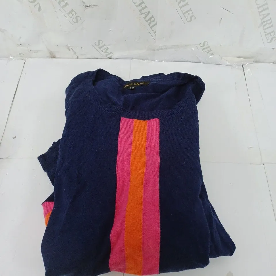 FRANK USHER SWEATER IN BLUE/PINK