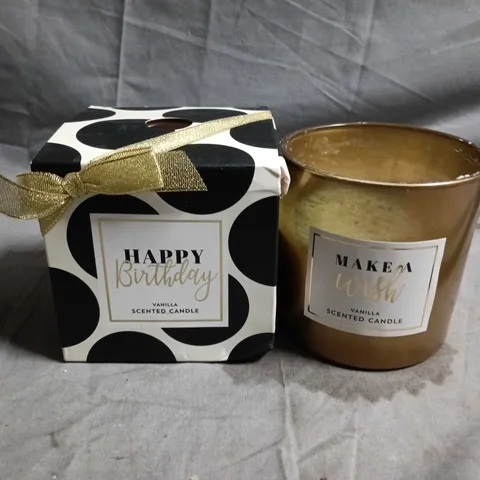 VANILLA SCENTED CANDLES – GIFT BOX SET