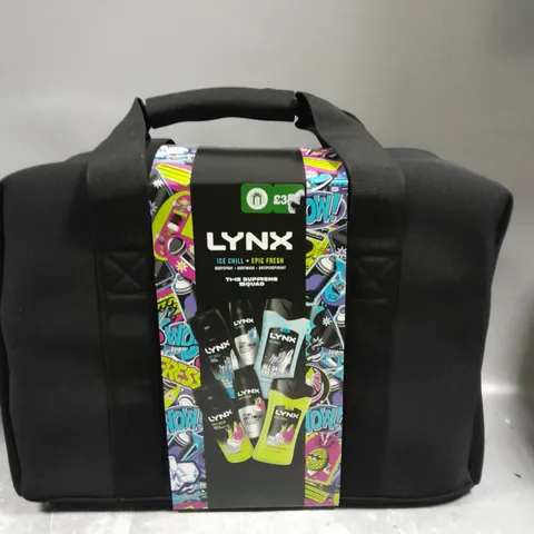 LYNX ICE CHILL AND EPIC FRESH WASH BAG GIFT SET