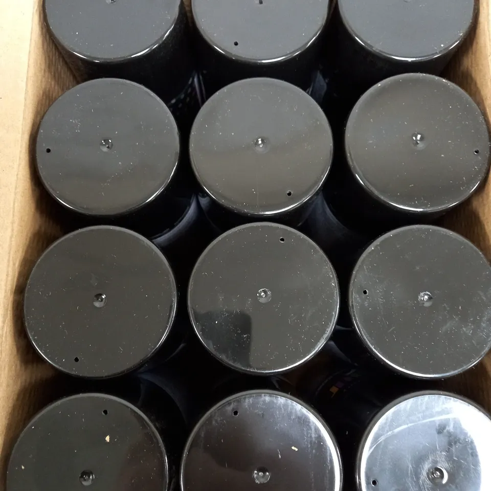 BOX OF 12 PAINT FACTORY COLOUR IT JET BLACK SPRAY PAINT