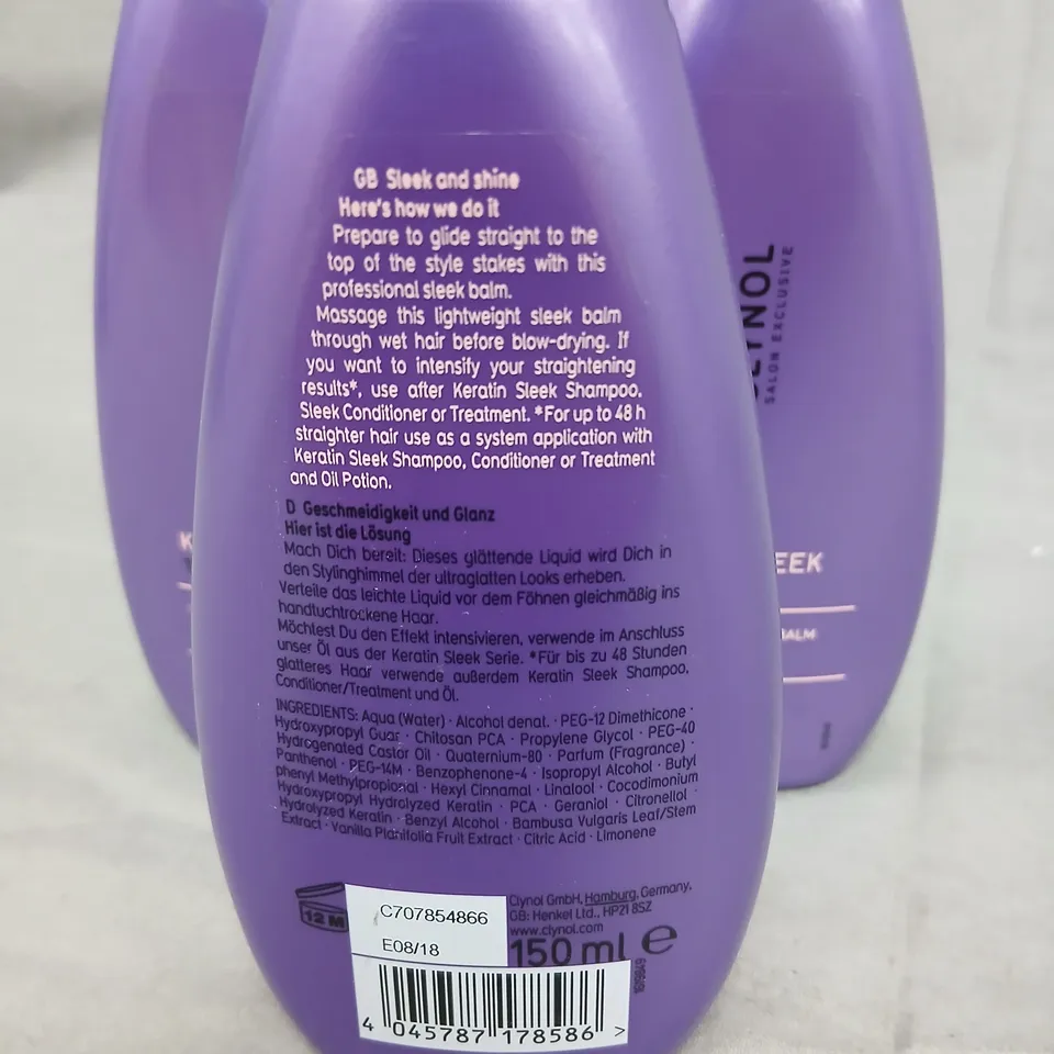 SIX CLYNOL KERATIN SLEEK TAME – SLEEK BLOW-DRYING BALM, 150 ML 