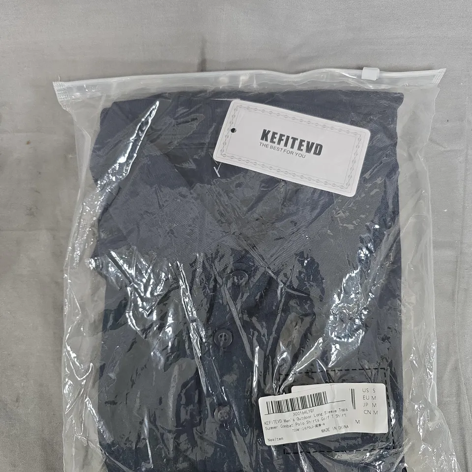 KEFITEVD Men's Polo Shirts (2) Pink & Navy – Sealed in Bags