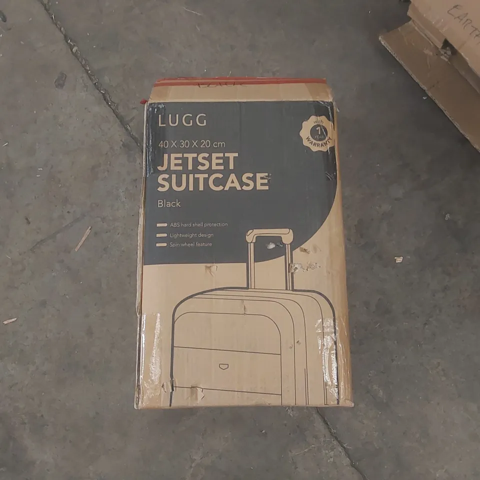 BOXED LUGG TRAVEL SUITCASE