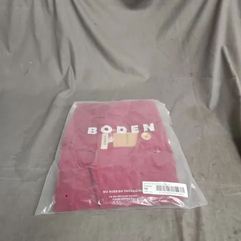 BODEN EVELYN CORD SHIFT DRESS – RED – UK 10R