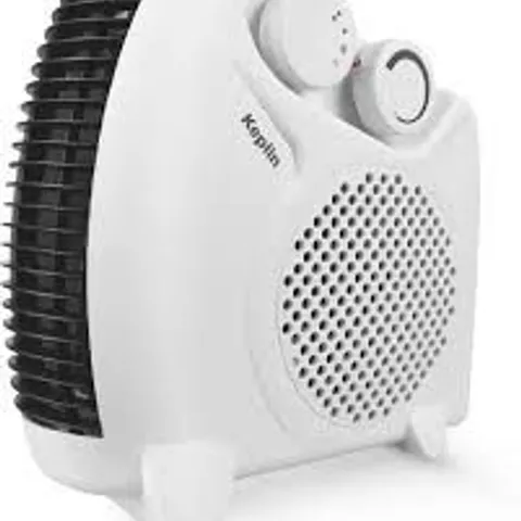 BOXED KEPLIN FAN HEATER FOR DESKS - WHITE