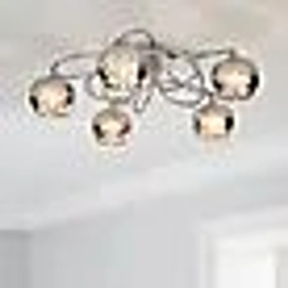 BOXED SEYCHELLES 5 LIGHT FLUSH CEILING LIGHT