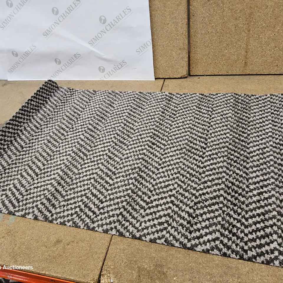 KYHEIM DOORMAT GREY/CHARCOAL 50 × 80