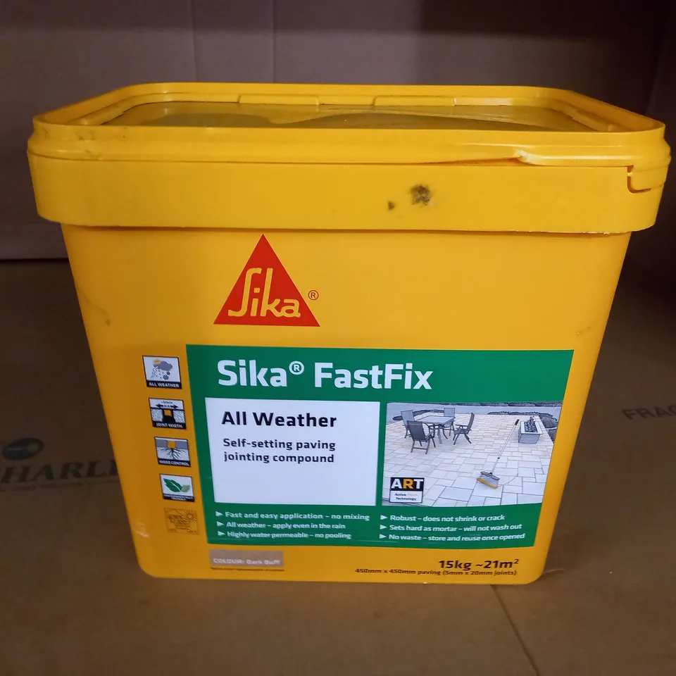 SIKA FASTFIX ALL WEATHER SELF SETTING PAVING JOINTING COMPOUND - 15KG
