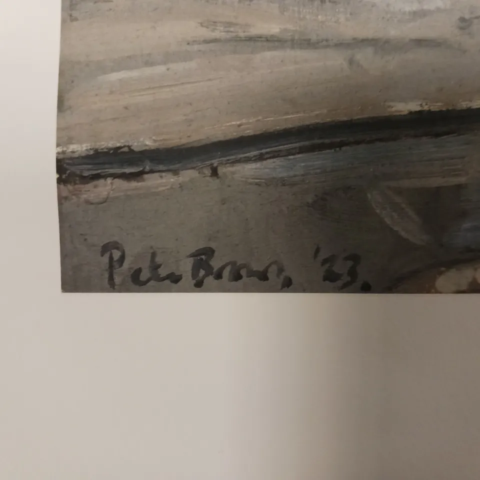 PETER BROWN SIGNED AND DATED BANKSY'S CUT & RUN, GOMA ART PRINT