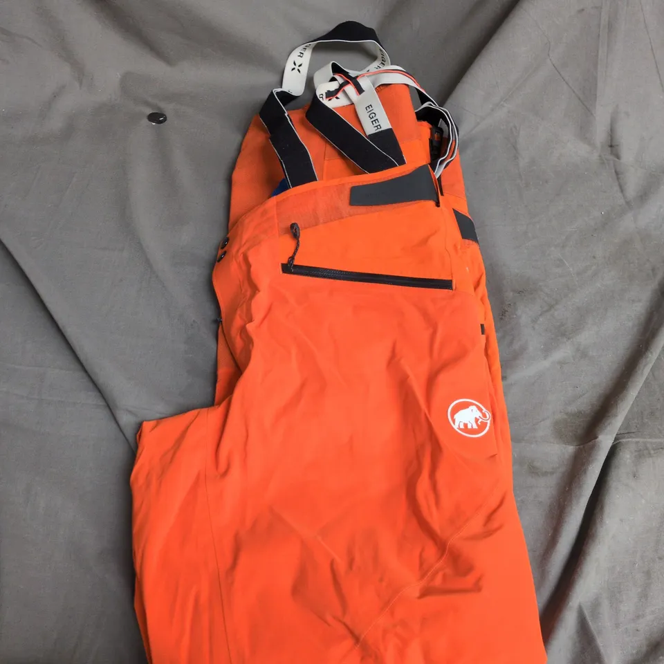 MAMMUT NORDWAND PRO HS SHELL PANTS – MEN'S ORANGE, UK 34 (US 34)
