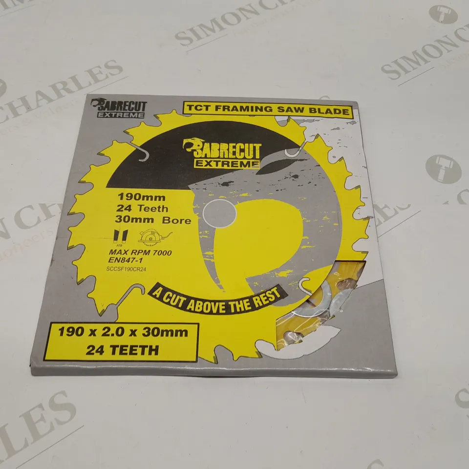 NINE BRAND NEW BOXED BOXED JABRECUT EXTREME TCT FRAMING SAW BLADE