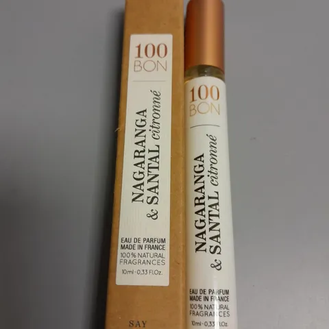 LOT OF APPROXIMATELY 295 100 BON 10ML NAGARANGA & SANTAL CITRONNE FRAGRANCES