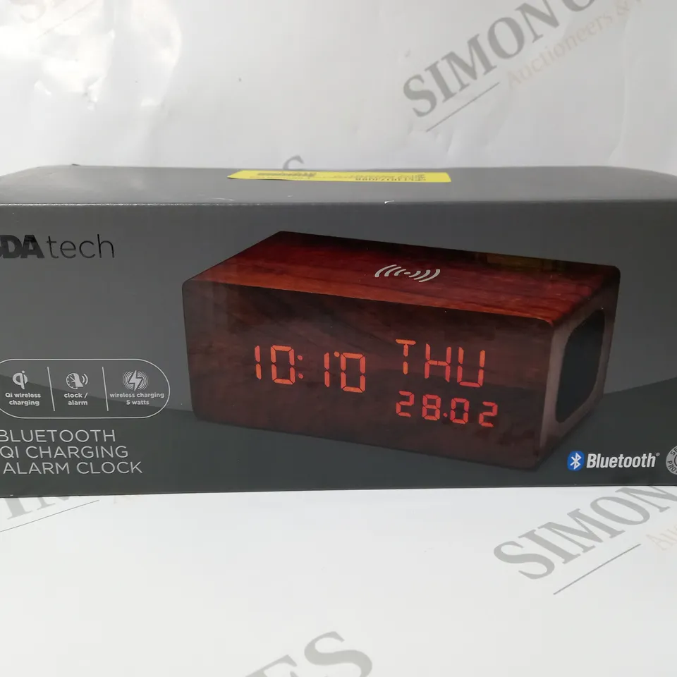 BOXED SEALED BLUETOOTH QI CHARGING ALARM CLOCK