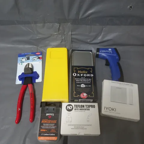 APPROXIMATELY 15 ASSORTED HOUSEHOLD PRODUCTS TO INCLUDE BITE INDICATOR, DIMMER SWITCH, DIGITAL THERMOMETER ETC