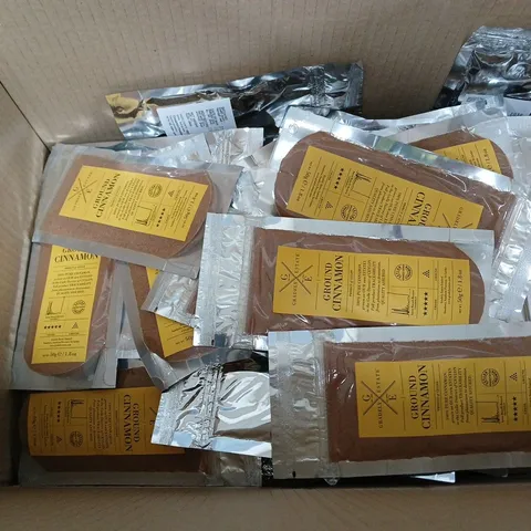 APPROXIMATELY 30 GRADELY ESTATE GROUND CINNAMON 50G BAG 