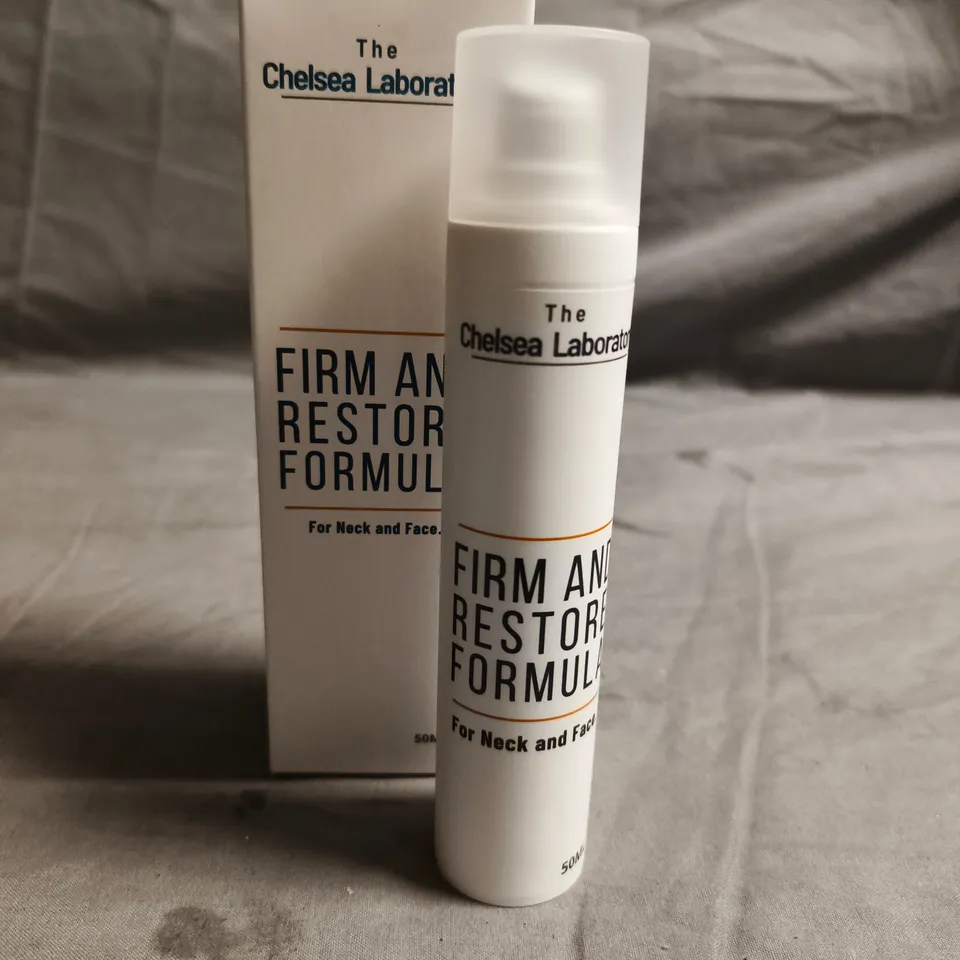THE CHELSEA LABORATORY FIRM AND RESTORE FORMULA FOR NECK AND FACE – 50ML