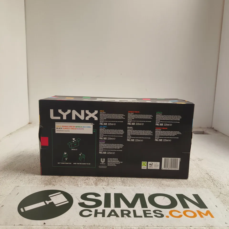 LYNX BODY WASH GIFT SET – 7-PACK, 225ML EACH