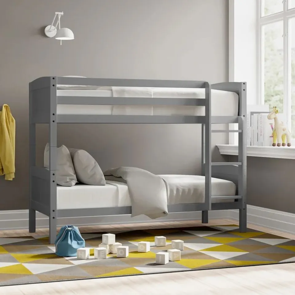 BOXED ISABELA STANDARD BUNK BED - GREY (2 BOXES)