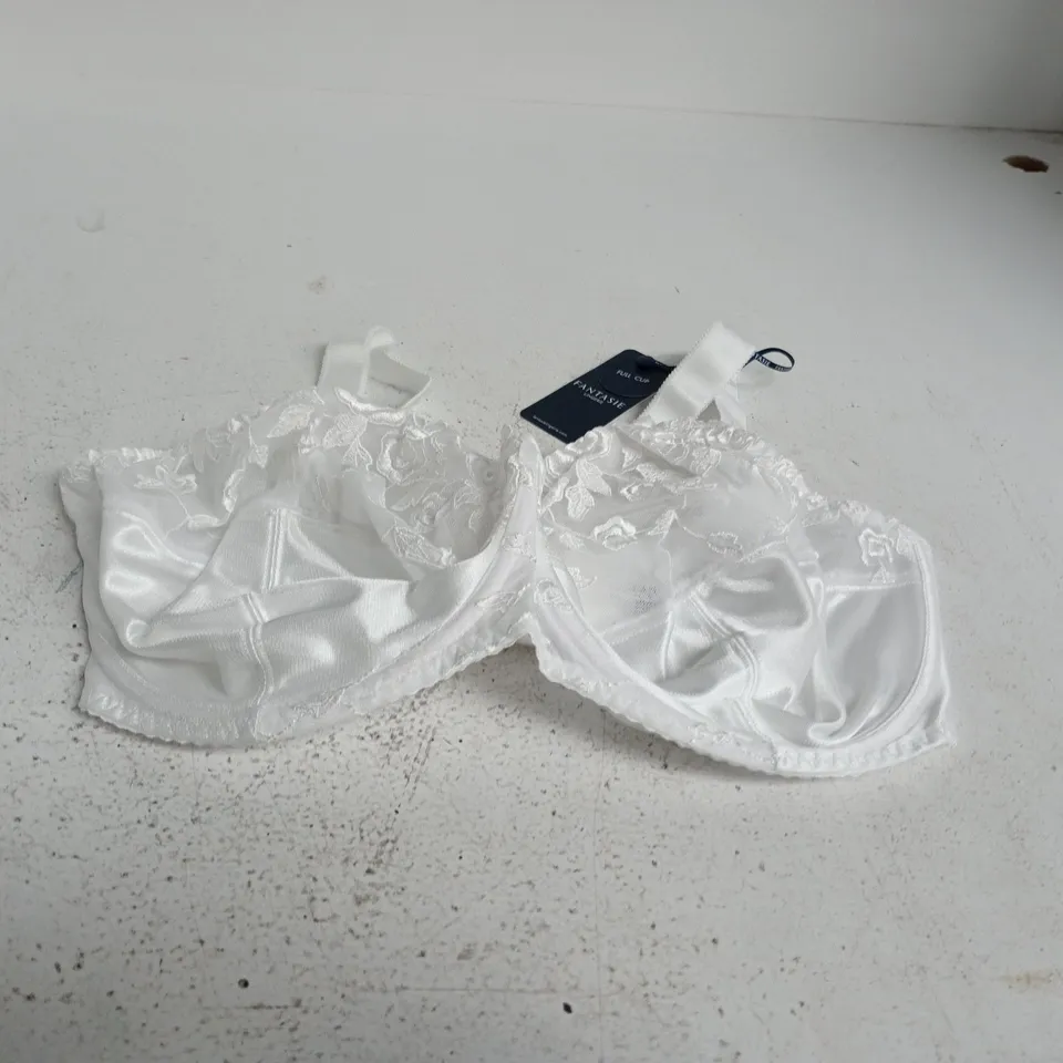 FANTASIE LINGERIE FULL CUP BRA – WHITE LACE, UK 32HH