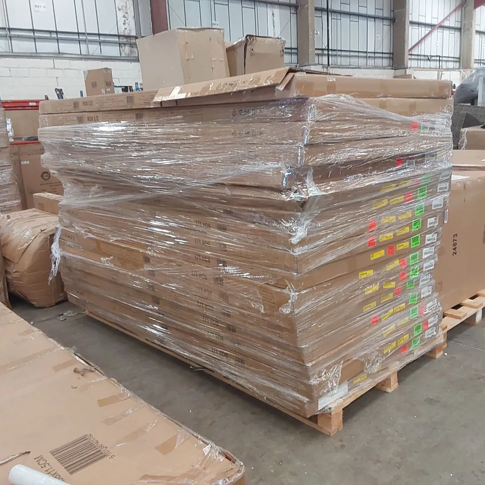 PALLET CONTAINING APPROXIMATELY 16 GARDEN TABLE TOPS 