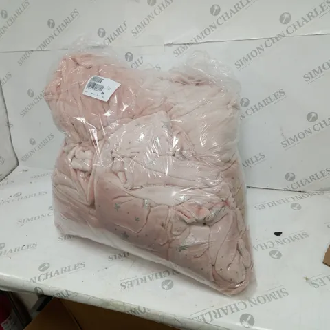 BOXED COZEE HOME STARDUST VELVETSOFT DUVET SET IN ROSE - KING