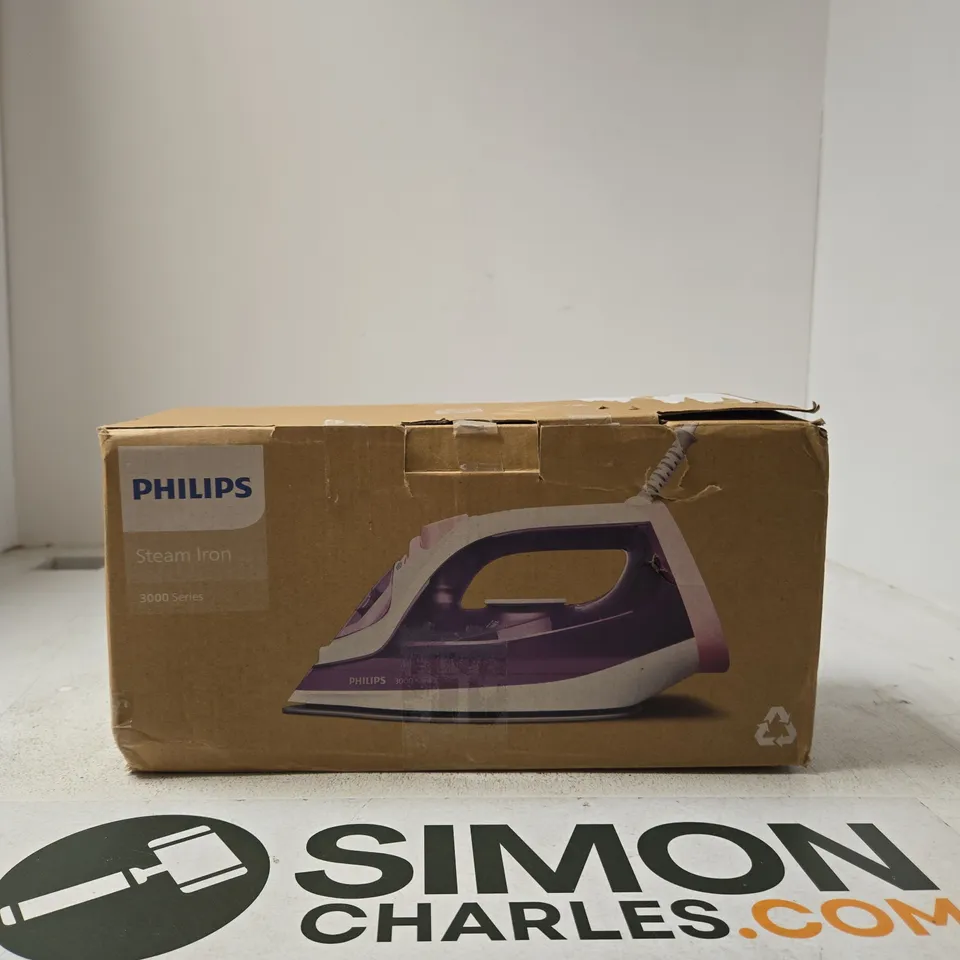 PHILIPS STEAM IRON 3000 SERIES – PINK/PURPLE