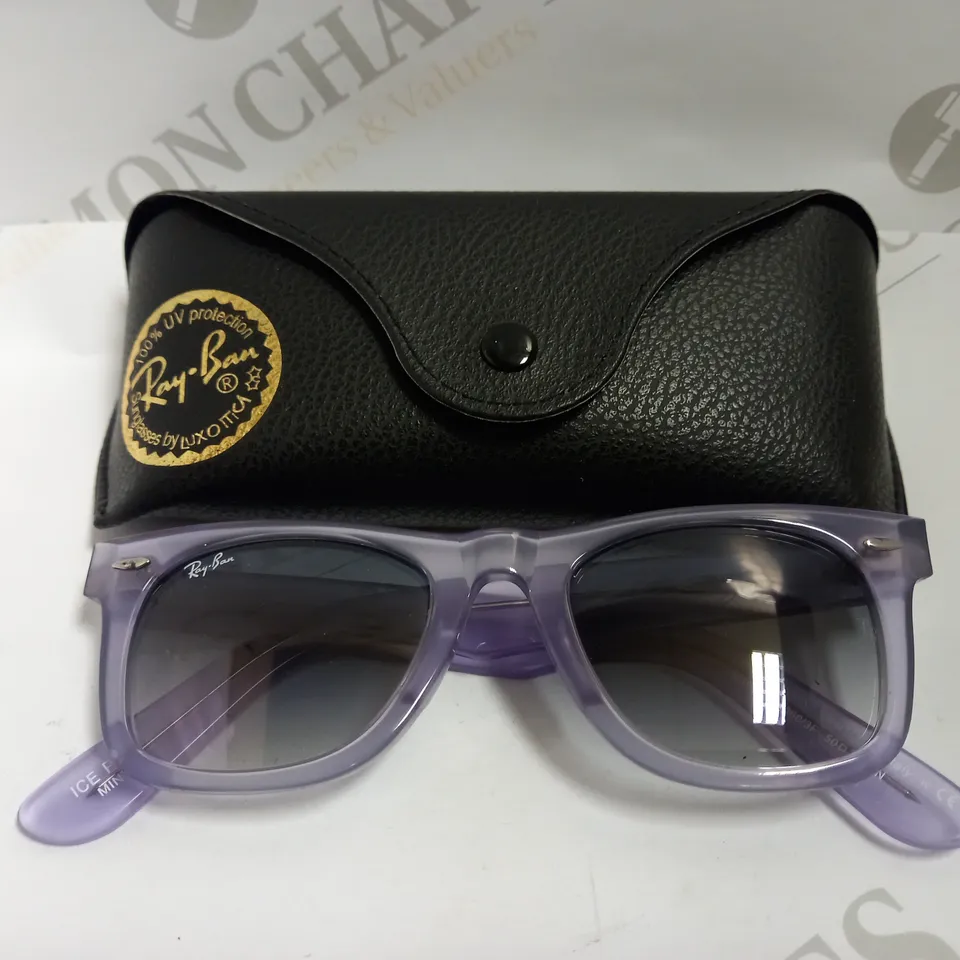 RAY-BAN PURPLE WAYFARER SUNGLASSES