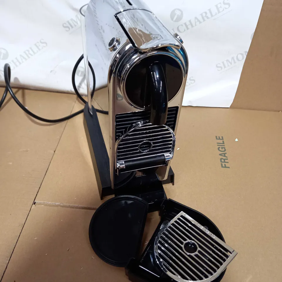 NESPRESSO CITIZ CHROME COFFEE MACHINE