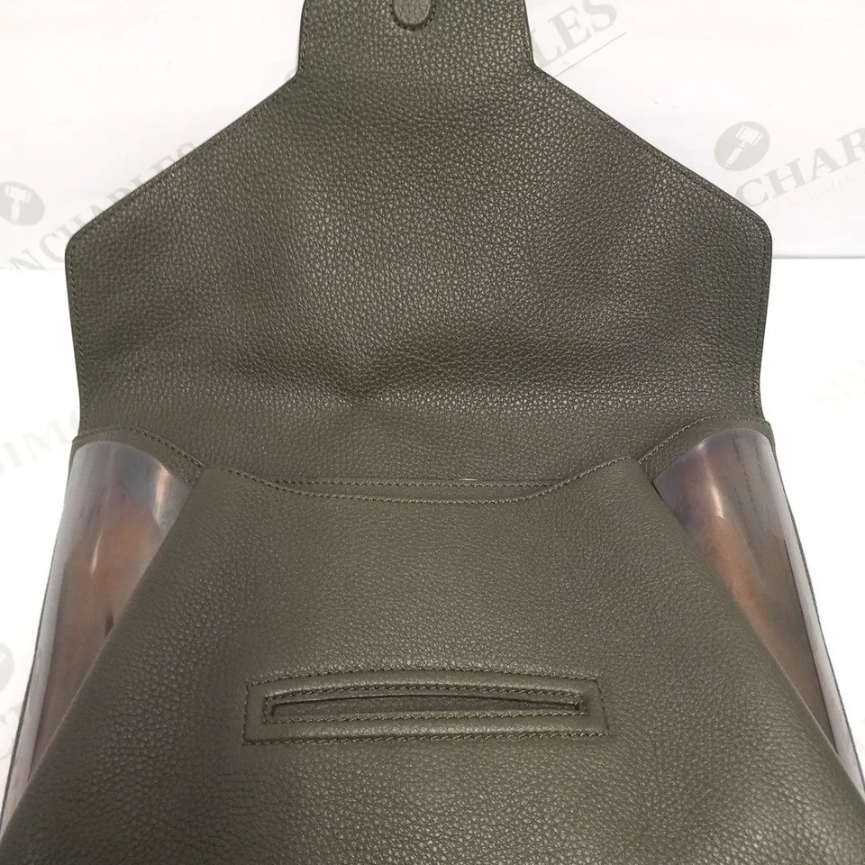 GIVENCHY LIGHT KHAKI ANTIGONA ENVELOPE CLUTCH