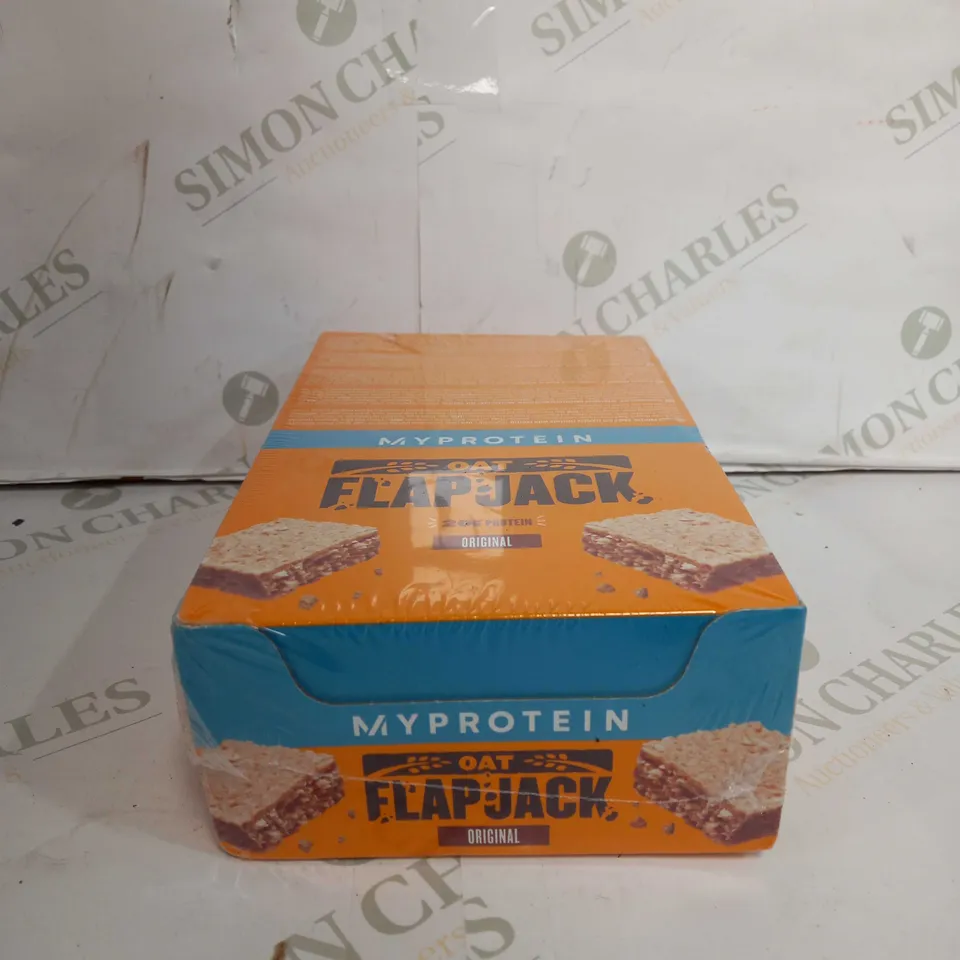 HIGH PROTEIN FLAPJACK, TRADITIONAL OAT, 12 X - MYPROTEIN - 12 X 80 G