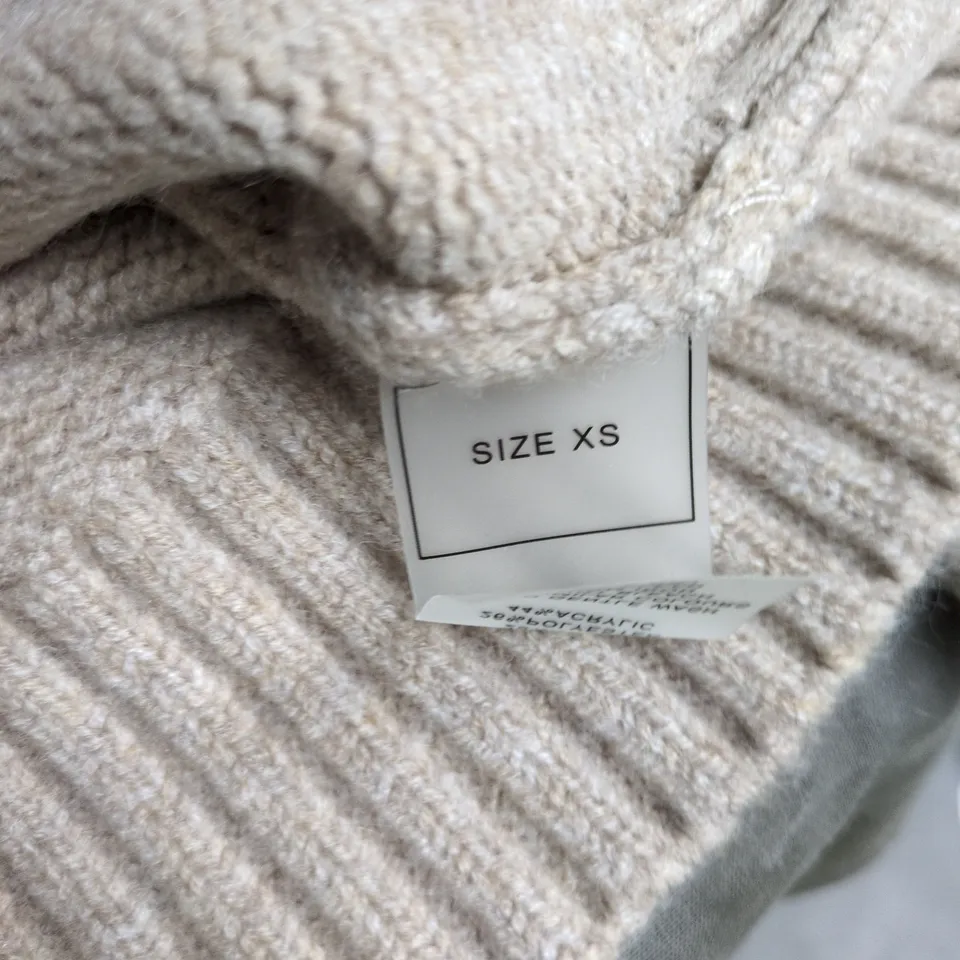 MANIÈRE DE VOIR BEIGE KNIT SWEATER UK 6 (XS)