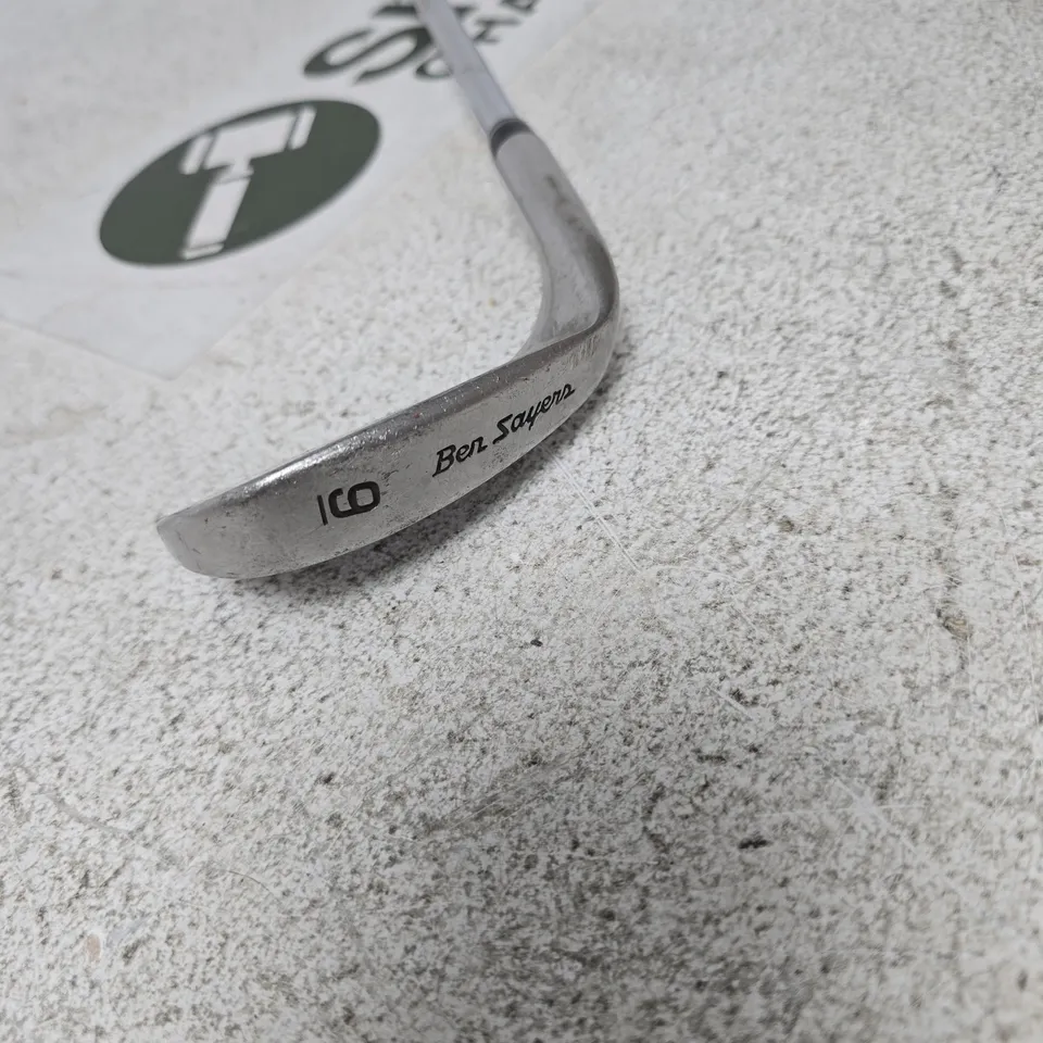 BEN SAYERS GOLF CLUB 9 IRON – STEEL SHAFT, BLACK GRIP