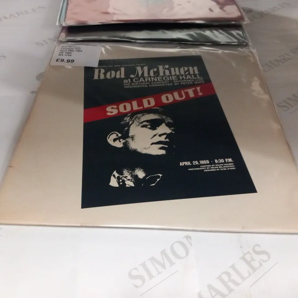 6 X VINYL LPS TO INCLUDE. FOGHAT, HARRY CHAPIN, BLODWYN PIG, BILL BARCLAY, CHILLIWACK AND ROD MCKUEN. TO INCLUDE US IMPORT