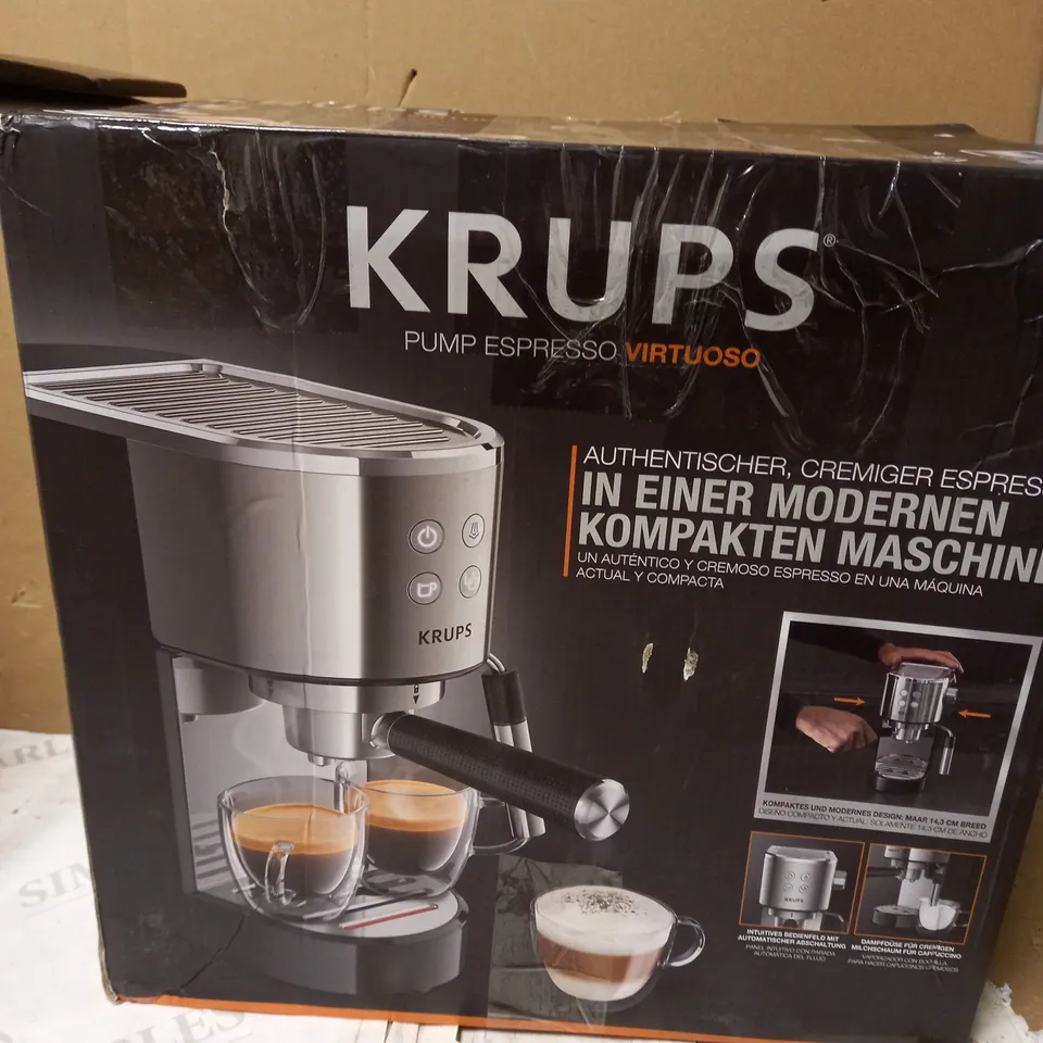KRUPS VIRTUOSO XP442C40 PUMP ESPRESSO COFFEE MACHINE
