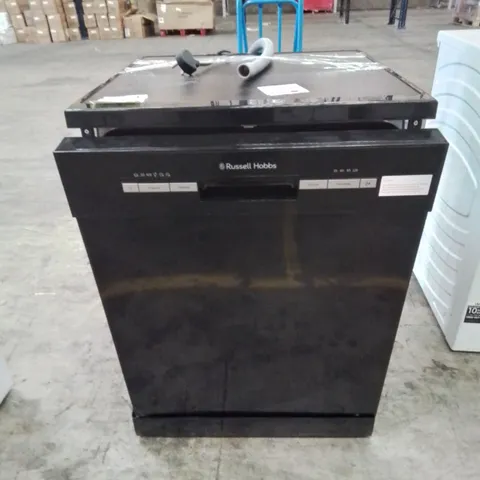 RUSSELL HOBBS BLACK FULL SIZE 60CM WIDE DISHWASHER-COLLECTION ONLY-