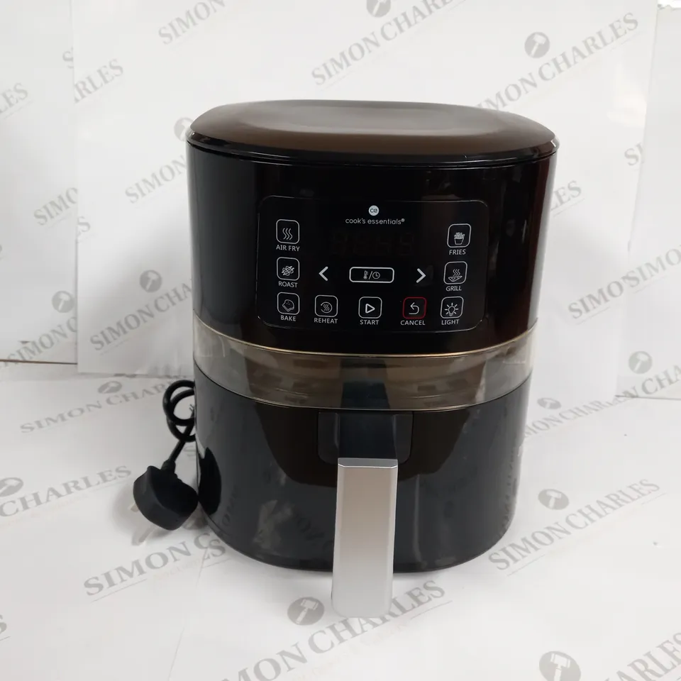 COOK'S ESSENTIALS AIR FRYER - BLACK