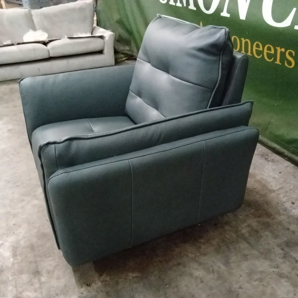 QUALITY DESIGNER ITALIAN MADE BOLZANO ELECTRIC RECLINER LEATHER ARMCHAIR