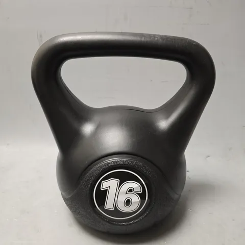 UNBRANDED 16KG KETTLE BELL IN BLACK