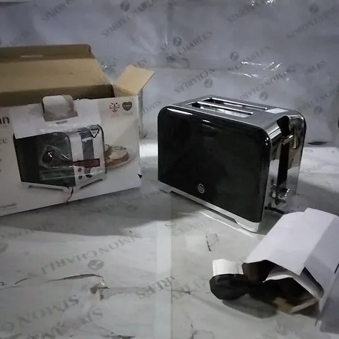 BOXED SWAN SOLACE VARIABLE WIDTH 2 SLICE TOASTER 