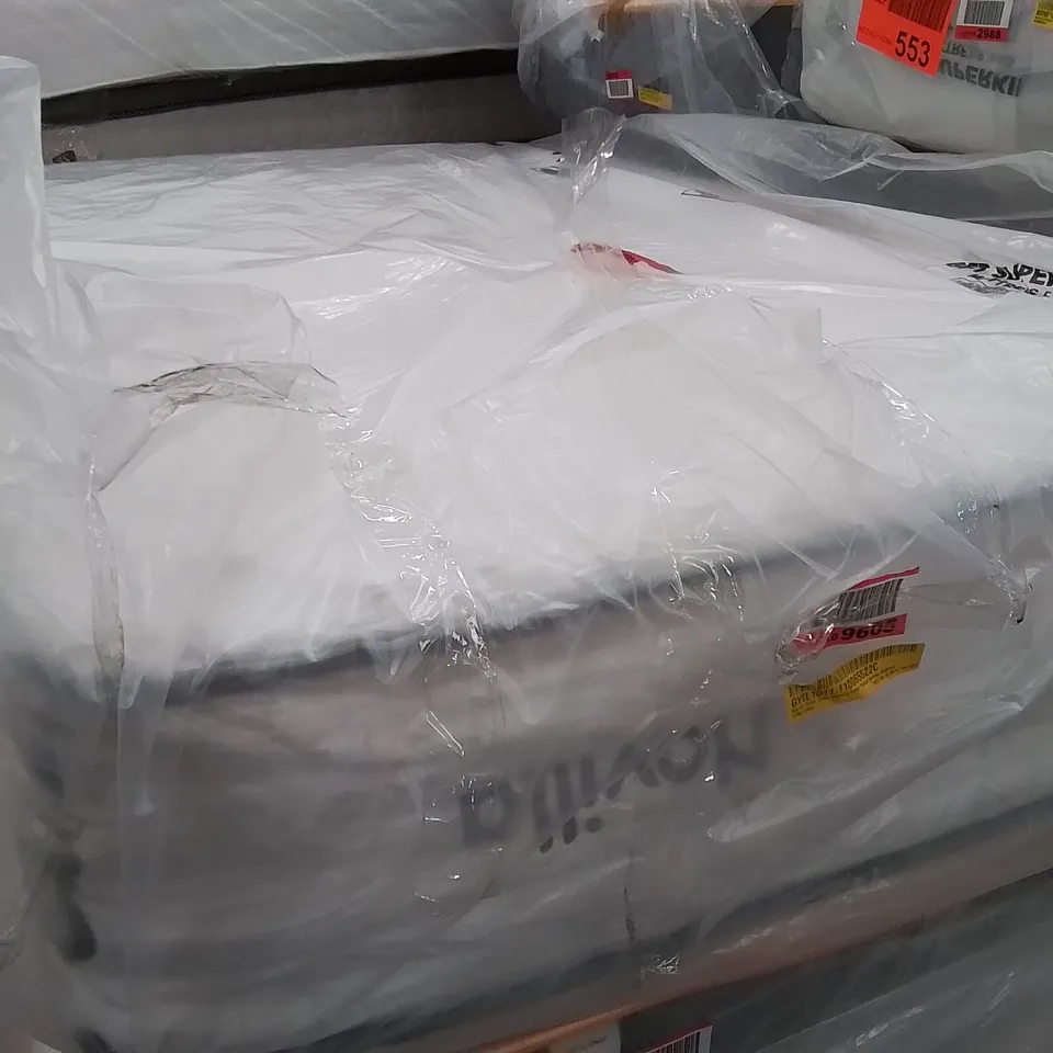 QUALITY BAGGED NOVILLA 27CM ORTHO MEMORY FOAM POCKET SPRUNG MATTRESS - 120CM SMALL DOUBLE