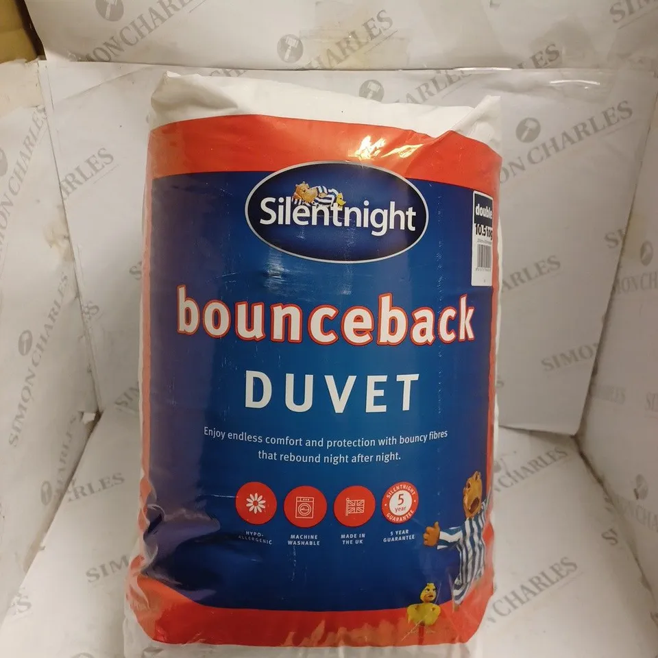 PACKAGED AND SEALED SILENTNIGHT BOUNCEBACK DUVET - 10.5 TOG. 