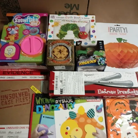 ASSORTED CHILDREN'S TOYS, BOOKS & GAMES LOT