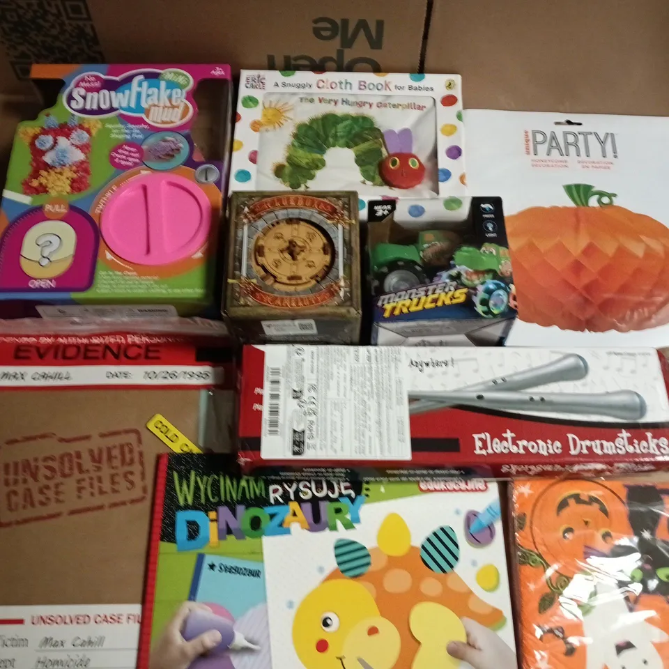 ASSORTED CHILDREN'S TOYS, BOOKS & GAMES LOT