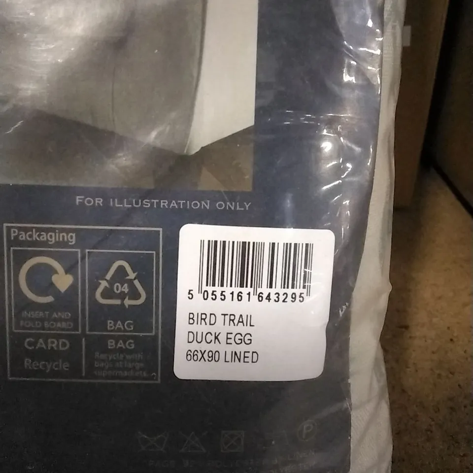 BAGGED TRAIL POLYESTER ROOM DARKENING CURTAIN PAIR