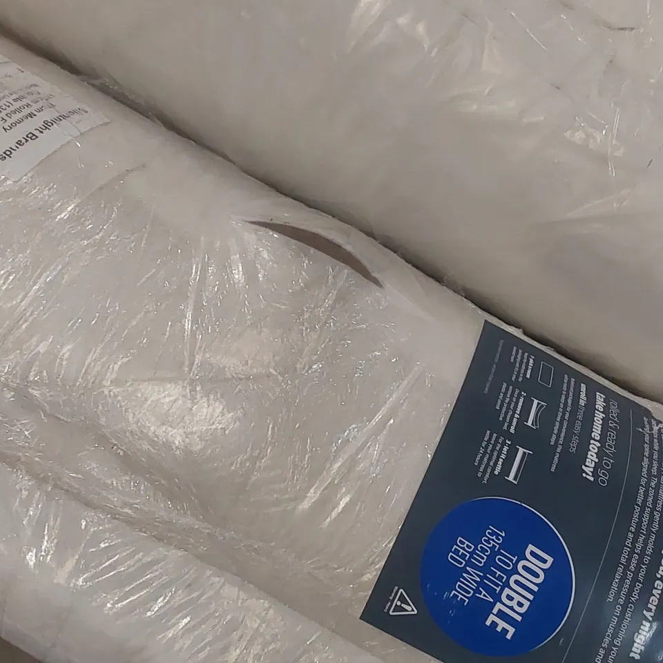 QUALITY BAGGED AND ROLLED SILENTNIGHT COMFORT MEMORY PLUS 4'6 DOUBLE MATTRESS 