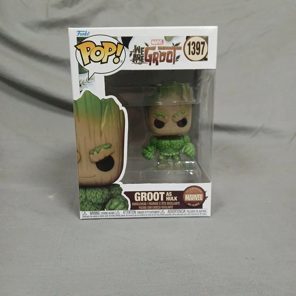 FUNKO POP! MARVEL: GROOT AS HULK (WE ARE GROOT) – #1397