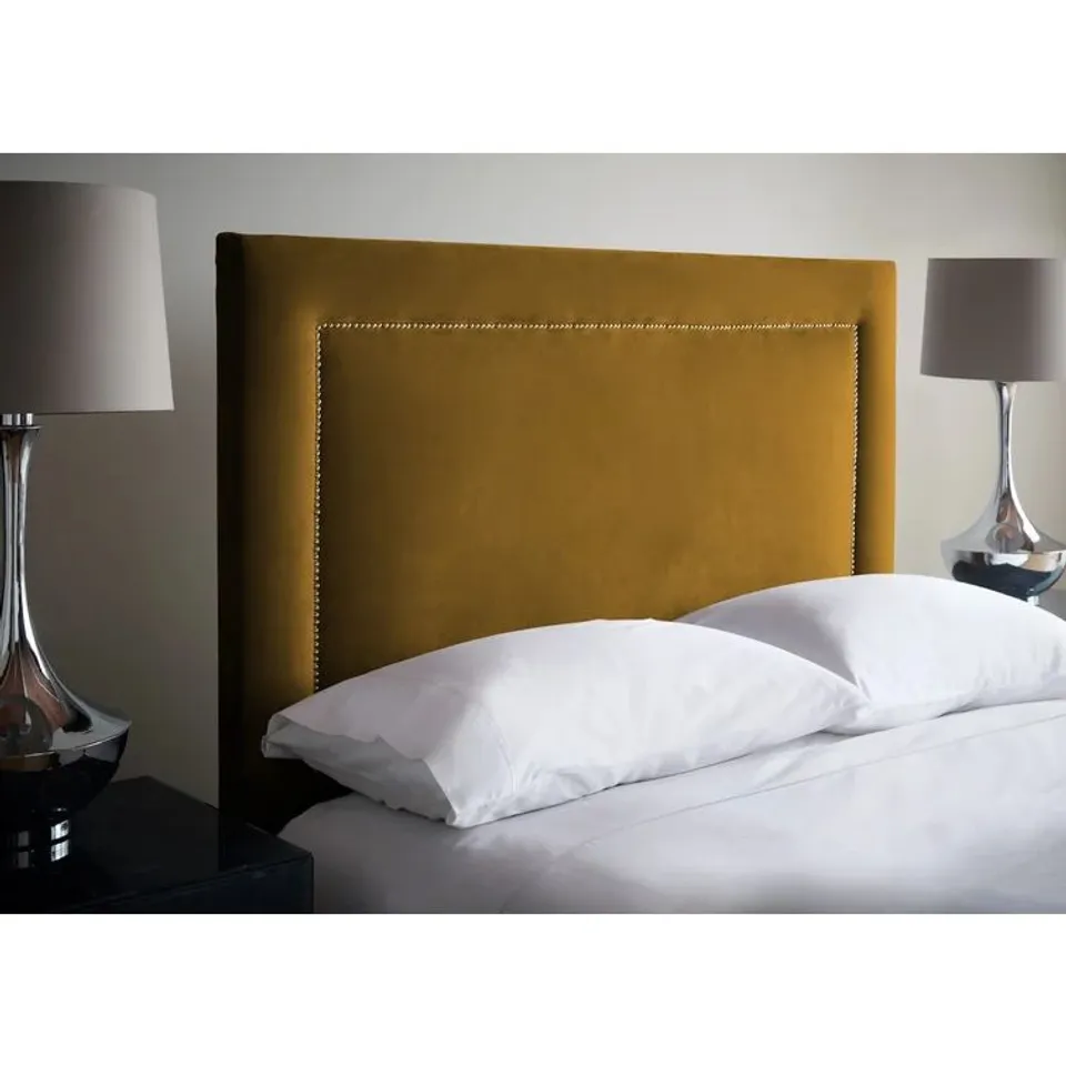 WRAPPED MADELYN UPHOLSTERED HEADBOARD KING SIZE YELLOW (1 ITEM)
