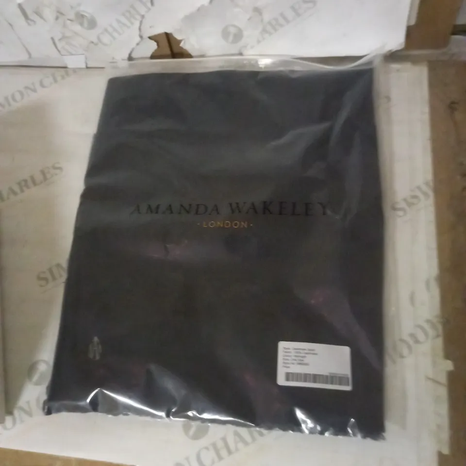 AMANDA WAKELY CASHMERE SCARF MIDNIGHT