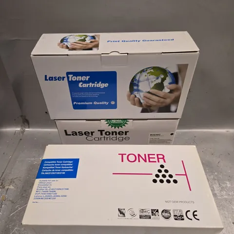 BOX OF APPROXIMATELY 8 ASSORTED BOXED LASER TONER CARTRIDGES IN VARIOUS MODELS